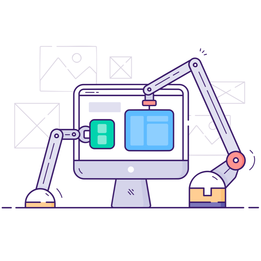 Abstract geometric illustration suggesting data flow, pipelines, and analytics.